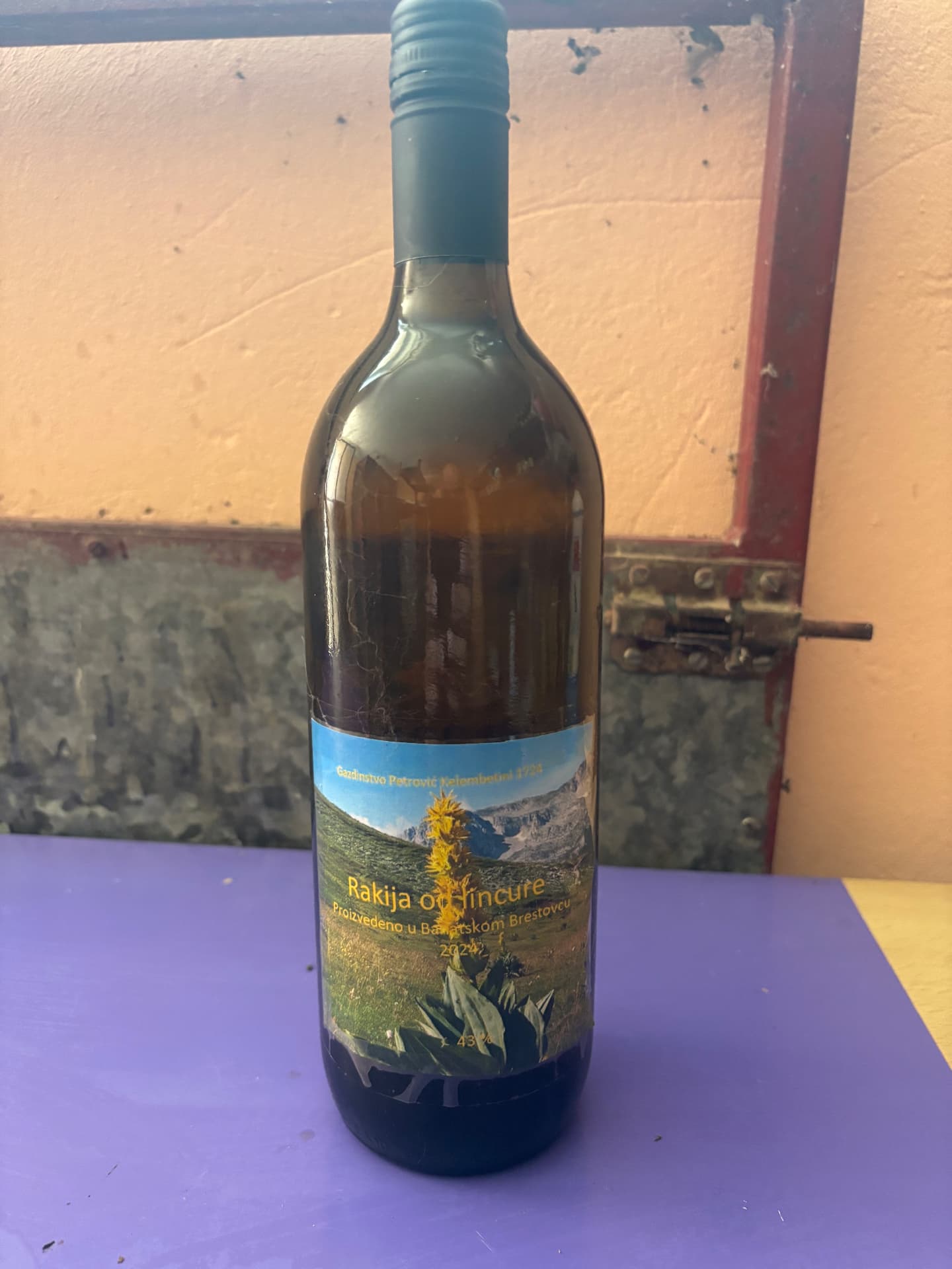 Rakija od lincure — Proizvedeno u Banatskom Brestovcu